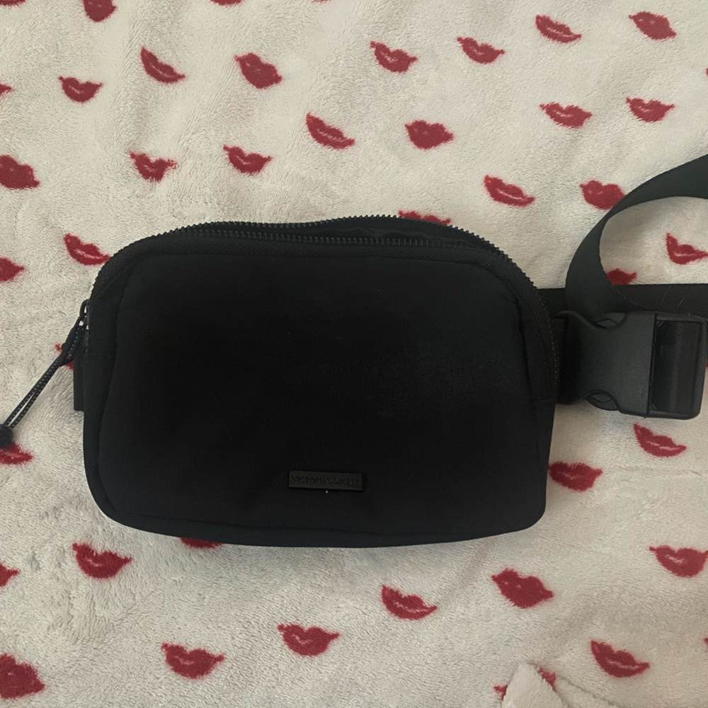 Victoria's secret black Crossbody  belt Bag